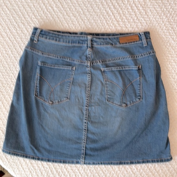 Calvin Klein Jean Skirt size W 33 - Picture 3 of 10